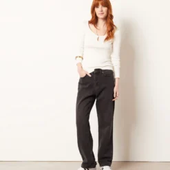 T-shirt Manches Longues Côtelé -Magasin De Lingerie Etam 653821980 6