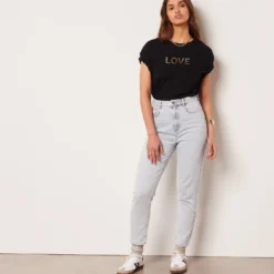 T-shirt Manches Courtes Ajouré "Love" -Magasin De Lingerie Etam 653823305 c