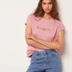 T-shirt Manches Courtes Ajouré "Iconic"