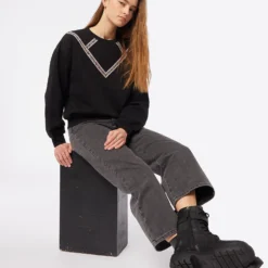 Sweat Détails Broderie 7 Sweat Détails Broderie -Magasin De Lingerie Etam 653825805 6