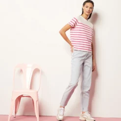 T-shirt à Rayures 100% Coton -Magasin De Lingerie Etam 653829671 6