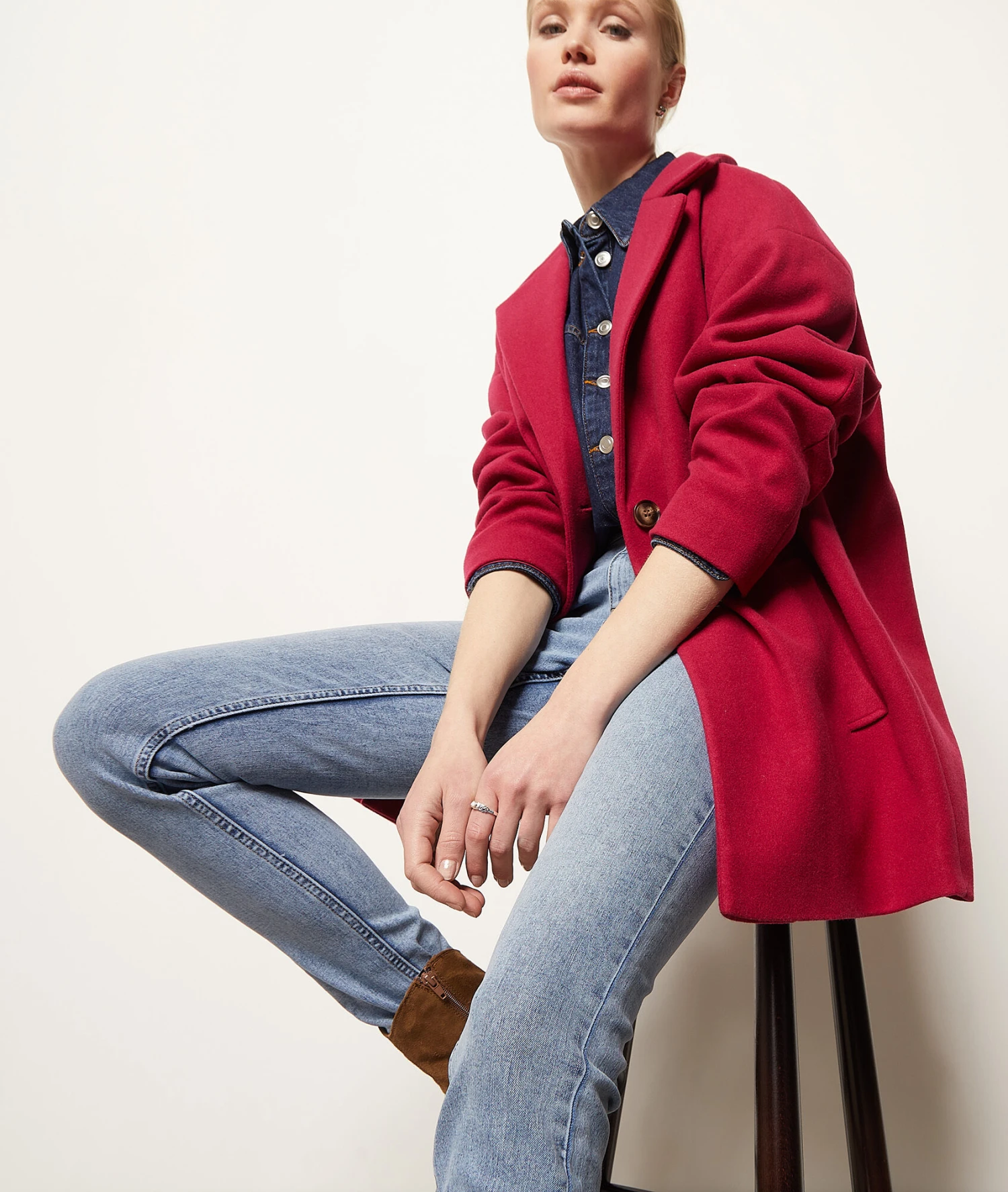 Manteau Coupe Droite 3 Manteau Coupe Droite – Image 3