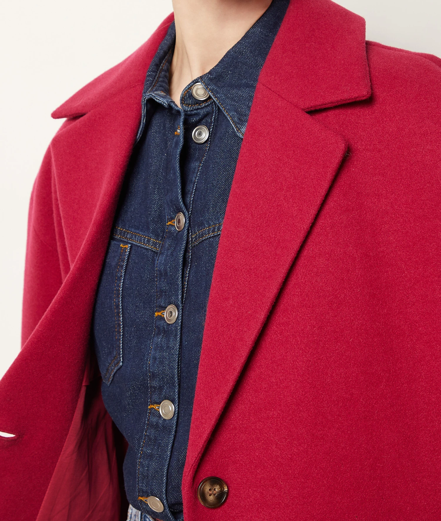 Manteau Coupe Droite 4 Manteau Coupe Droite – Image 4