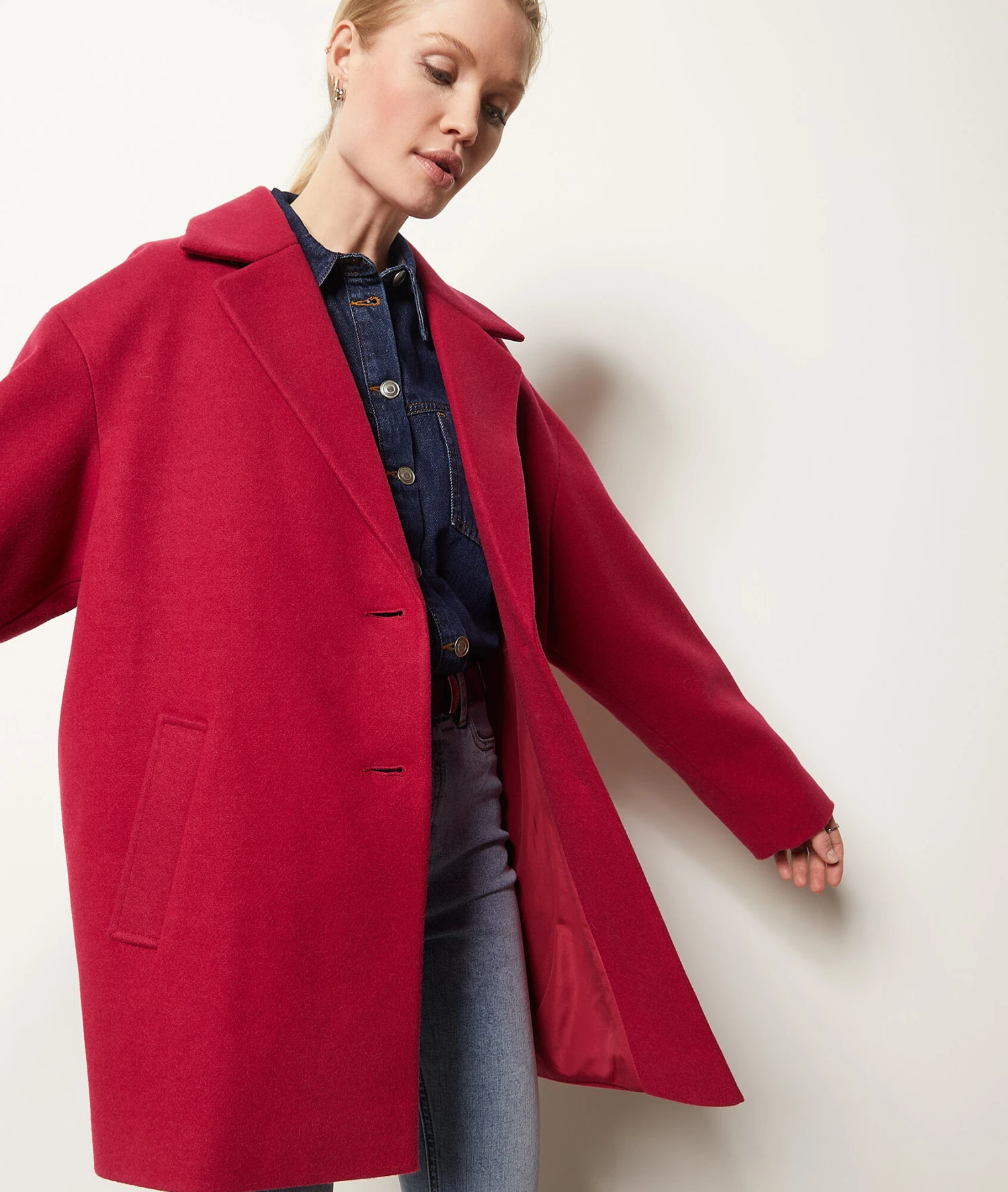 Manteau Coupe Droite 5 Manteau Coupe Droite – Image 5