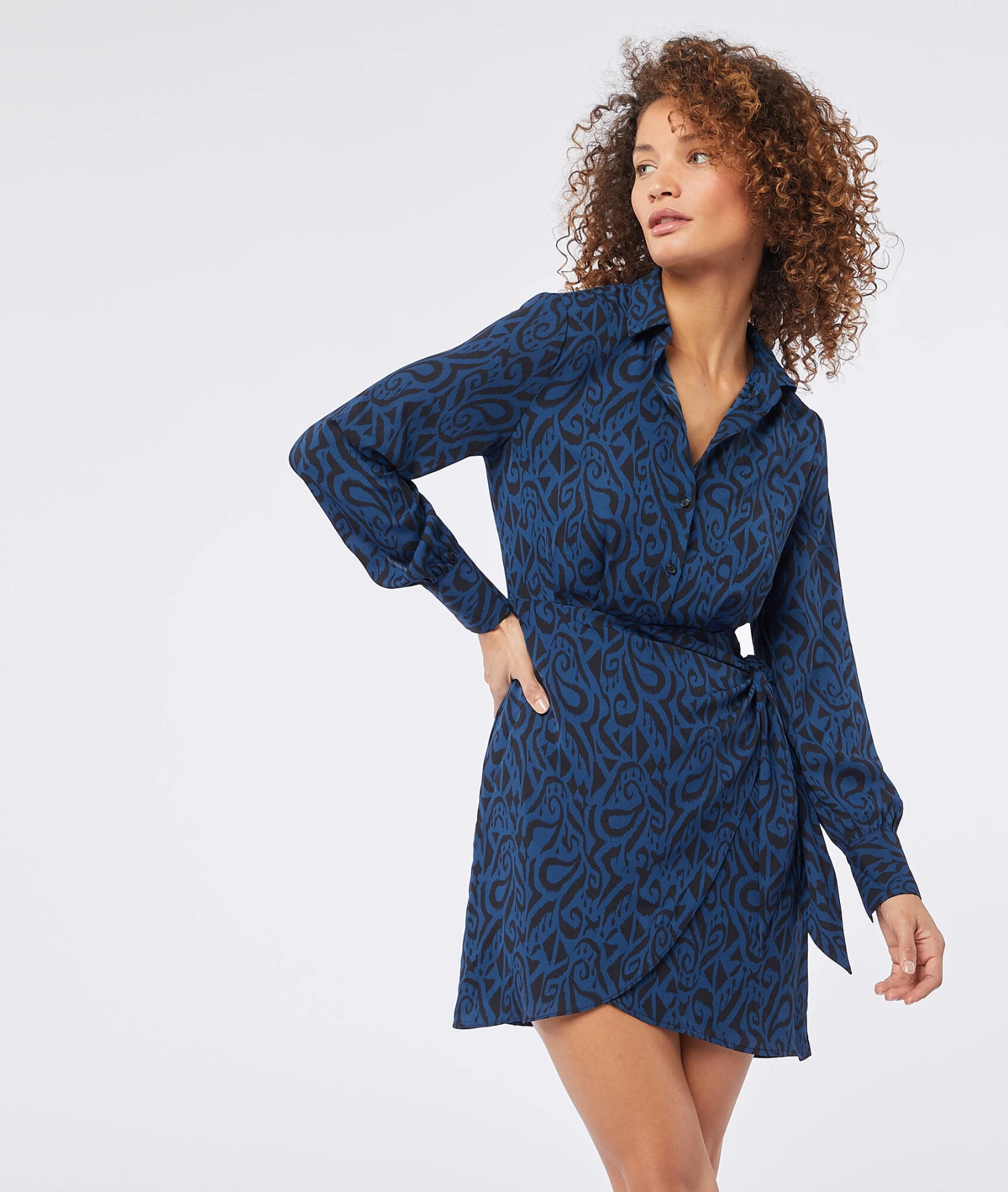 Robe Portefeuille Imprimée 1 Robe Portefeuille Imprimée