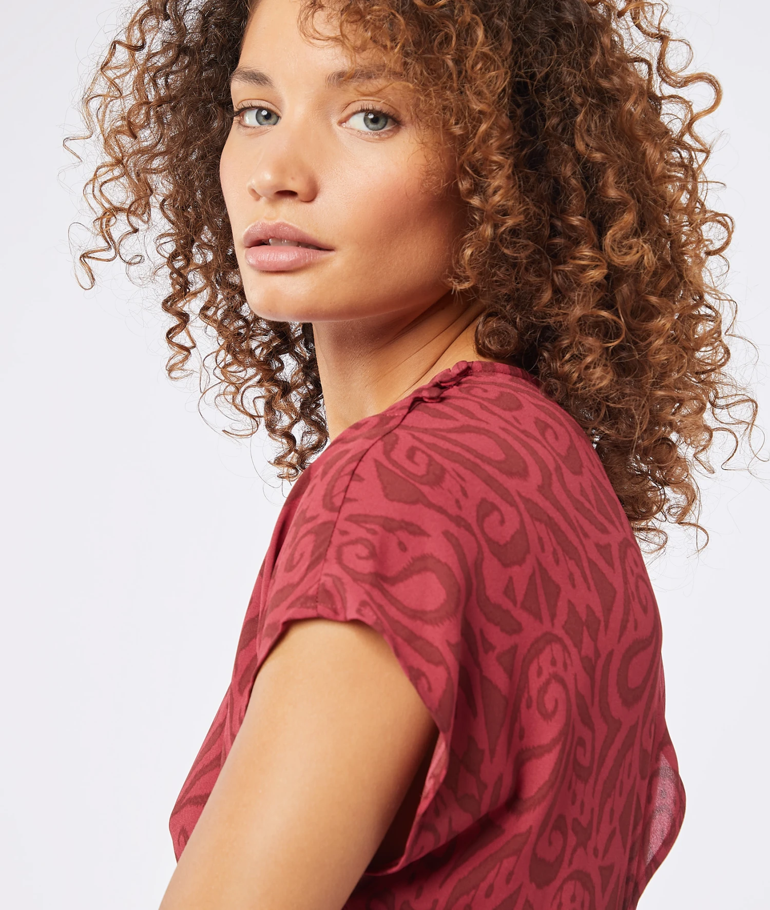 Robe Imprimée Dos Nu 4 Robe Imprimée Dos Nu – Image 4