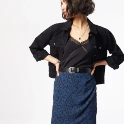 Jupe Portefeuille Imprimée