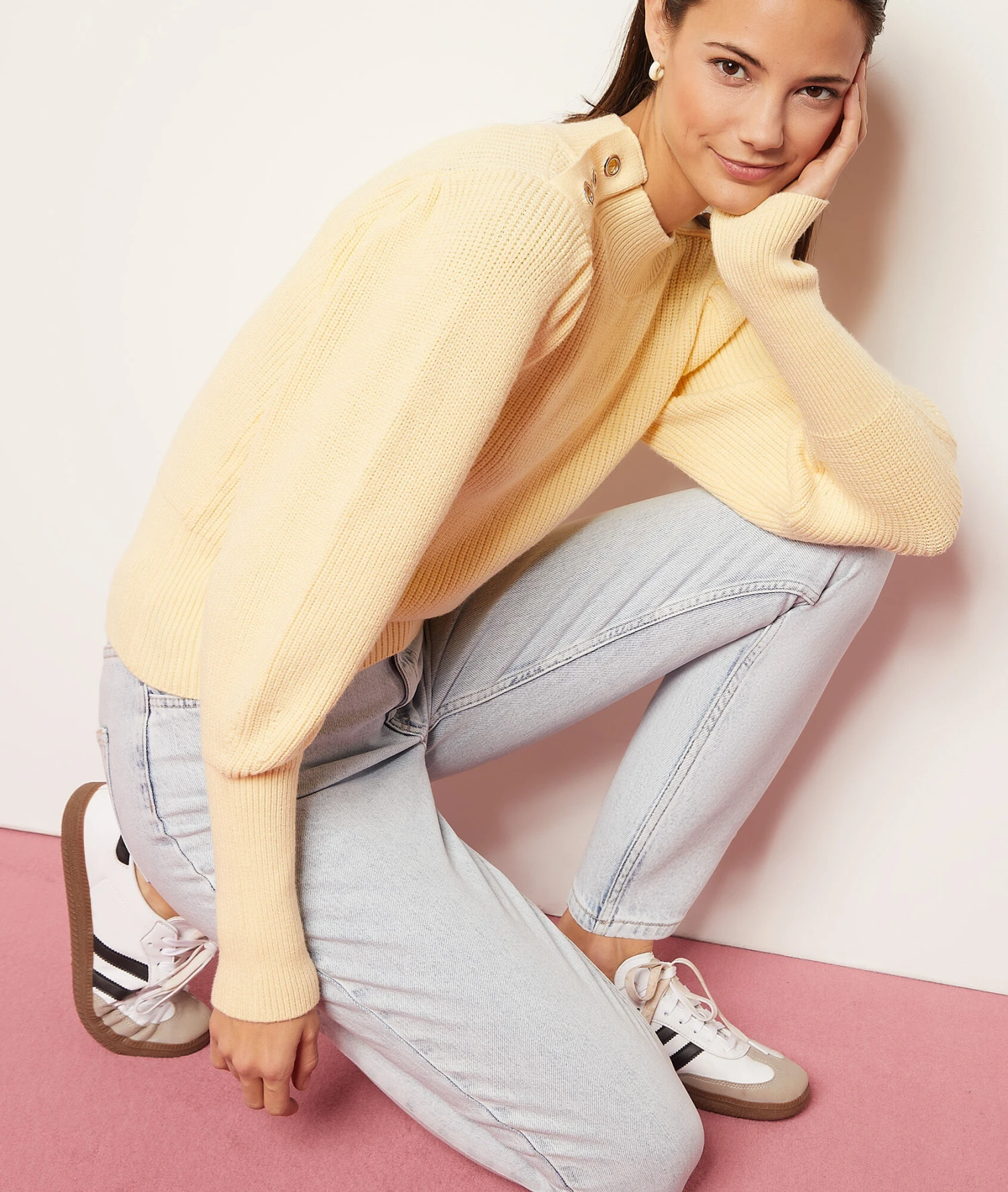 Pull En Maille Côtelée 3 Pull En Maille Côtelée – Image 3