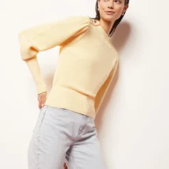 Pull En Maille Côtelée