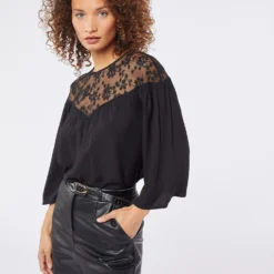 Blouse Fluide Détails Broderies 9 Blouse Fluide Détails Broderies -Magasin De Lingerie Etam 653867205 c