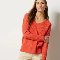 Pull En Maille Ajourée -Magasin De Lingerie Etam 653871262 c