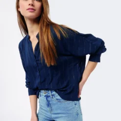Chemisier Détails Brillants
