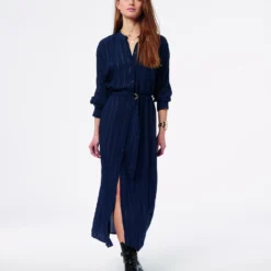 Robe Longue Détails Brillants