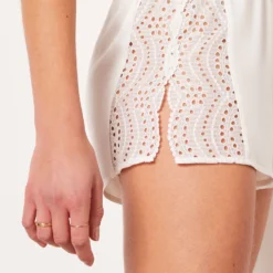 Short De Pyjama Broderie Anglaise -Magasin De Lingerie Etam 653890201 b