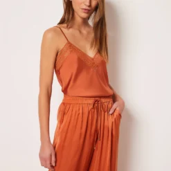 Pantalon De Pyjama Satiné -Magasin De Lingerie Etam 653894385 c