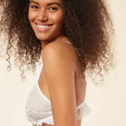 Triangle Sans Armatures Broderie Anglaise -Magasin De Lingerie Etam 653911780 c