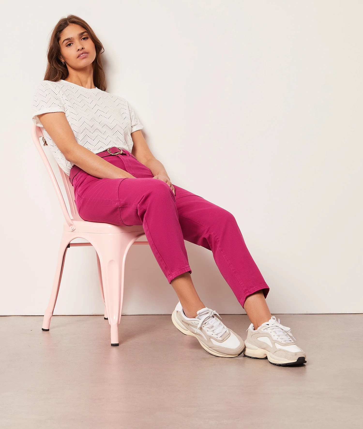 T-shirt Manches Courtes Ajouré 1 T-shirt Manches Courtes Ajouré