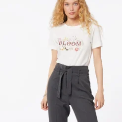 T-shirt Manches Courtes "Bloom" 100% Coton -Magasin De Lingerie Etam 653930580 c