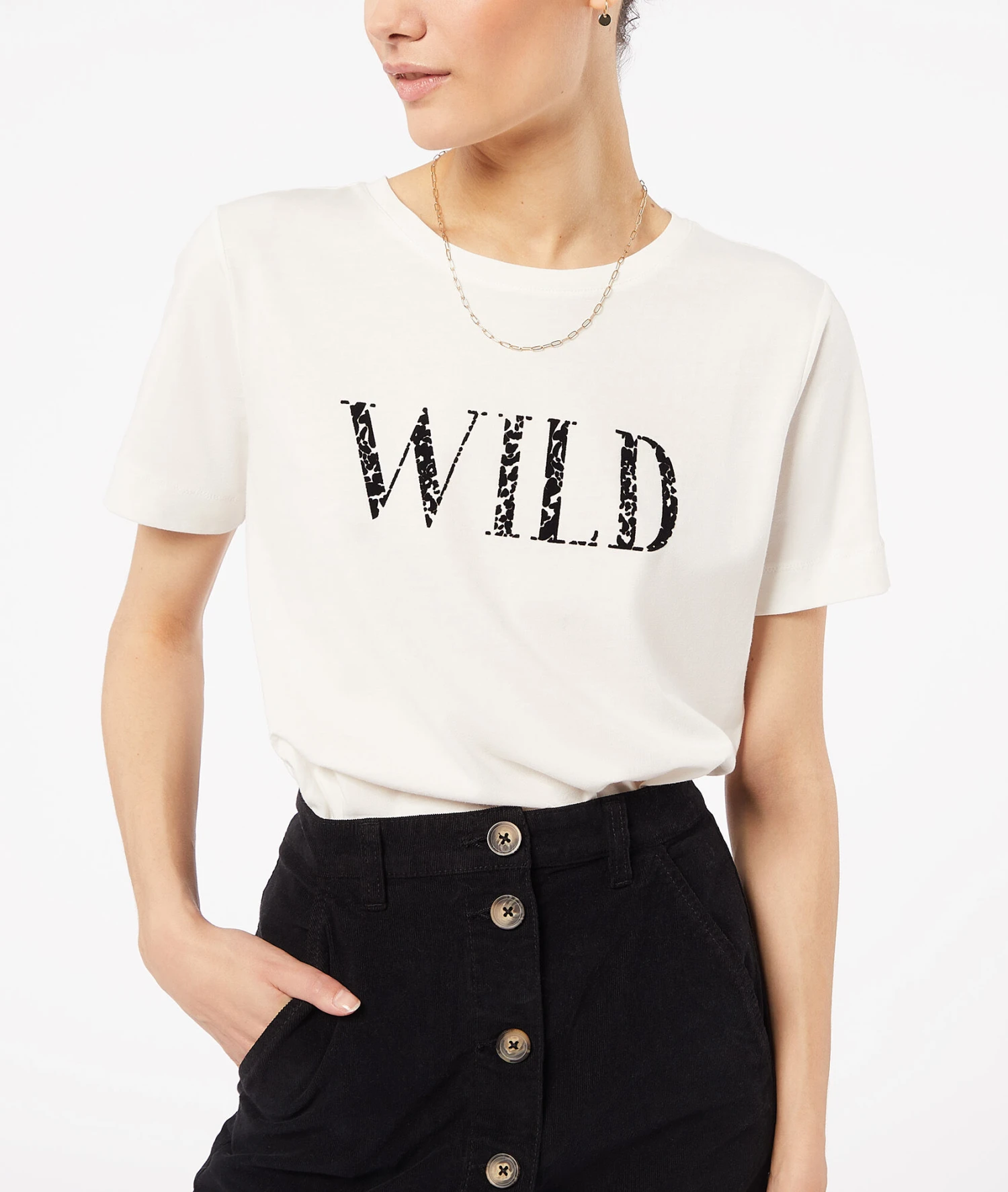 T-shirt Imprimé 100% Coton 1 T-shirt Imprimé 100% Coton