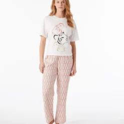 T-shirt Manches Courtes Imprimé 100% Coton Biologique -Magasin De Lingerie Etam 653937680 6