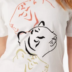 T-shirt Manches Courtes Imprimé 100% Coton Biologique -Magasin De Lingerie Etam 653937680 b