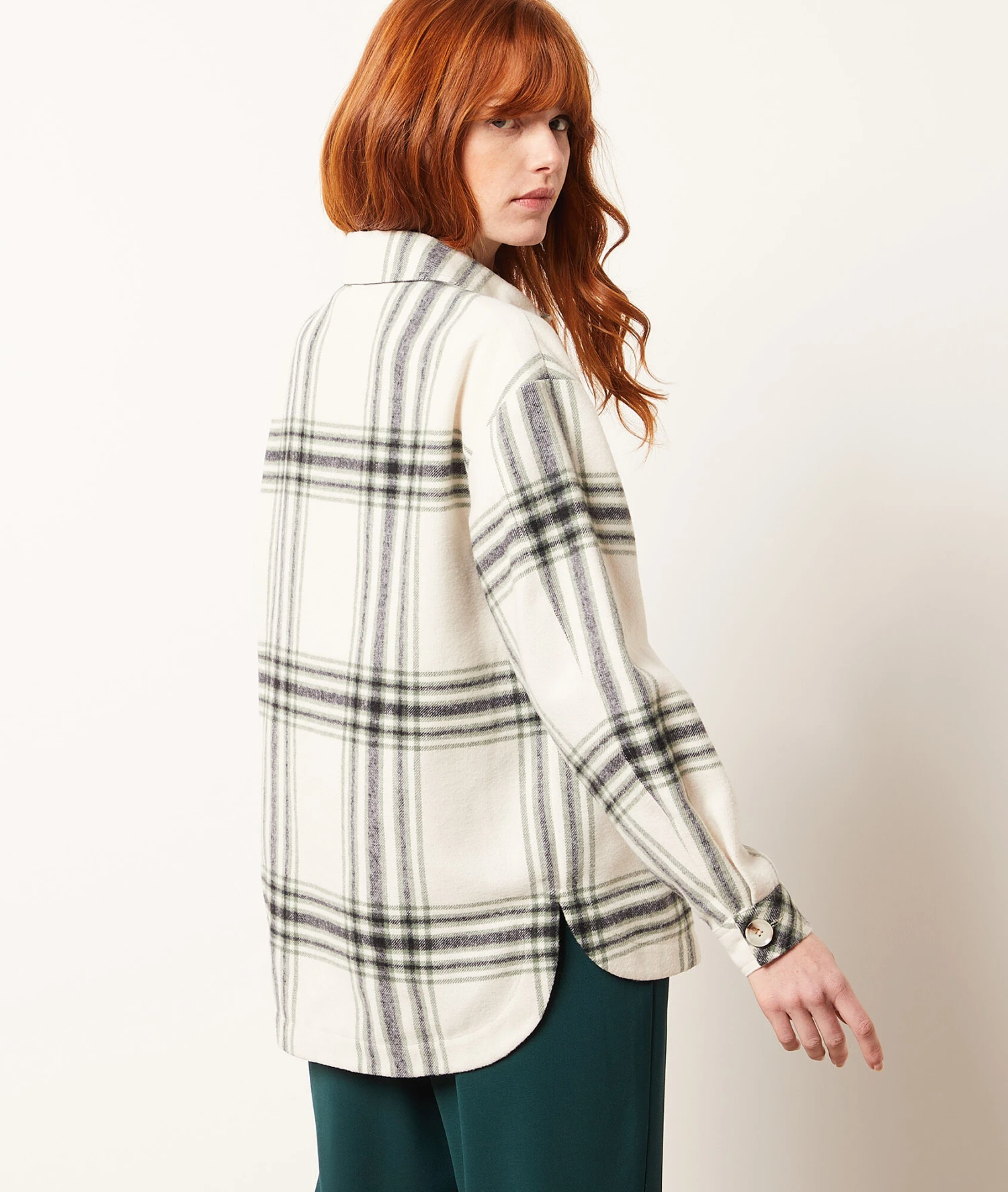 Veste Surchemise à Rayures 2 Veste Surchemise à Rayures – Image 2