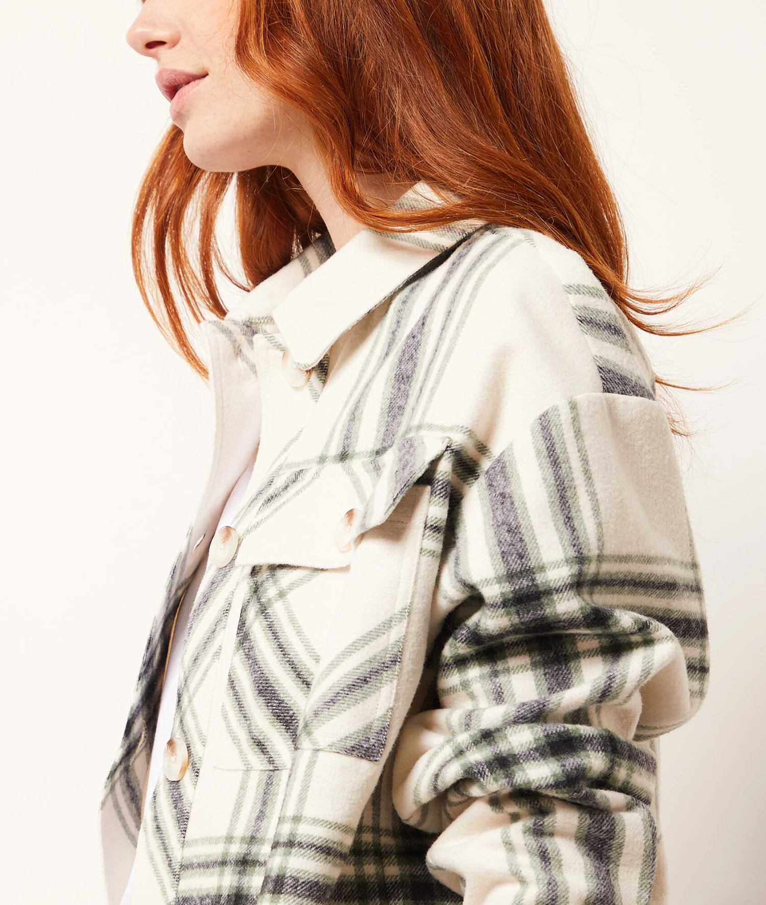 Veste Surchemise à Rayures 4 Veste Surchemise à Rayures – Image 4