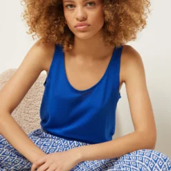 Débardeur De Pyjama 100% Lin