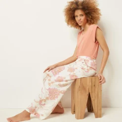 Pantalon De Pyjama Fleuri