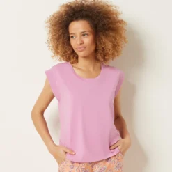 T-shirt Manches Courtes 100% Coton -Magasin De Lingerie Etam 653943070 c