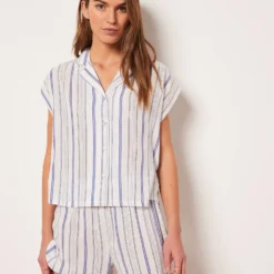 Short De Pyjama Rayé -Magasin De Lingerie Etam 653943180 c