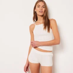 Short De Pyjama En Coton 9 Short De Pyjama En Coton -Magasin De Lingerie Etam 653948280 c