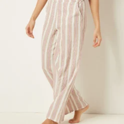 Pantalon De Pyjama En Lin Mélangé -Magasin De Lingerie Etam 653948470 6