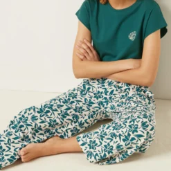 Pantalon De Pyjama 7/8 Imprimé -Magasin De Lingerie Etam 653948880 c