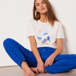 Pantalon De Pyjama En Lin Mélangé