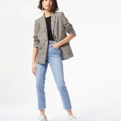 Veste Blazer à Rayures -Magasin De Lingerie Etam 653952002 6