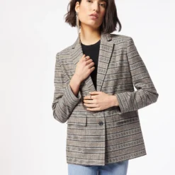 Veste Blazer à Rayures -Magasin De Lingerie Etam 653952002 c