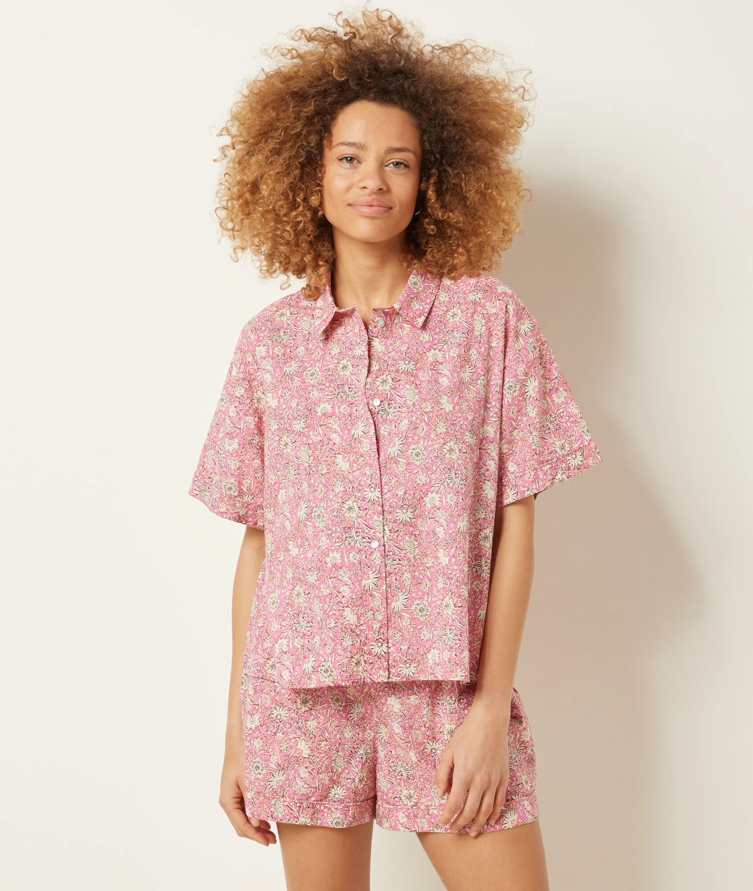 Chemise De Pyjama Imprimée 100% Coton 4 Chemise De Pyjama Imprimée 100% Coton – Image 4