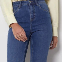 Jean Taille Haute Coupe Slim -Magasin De Lingerie Etam 653957223 b