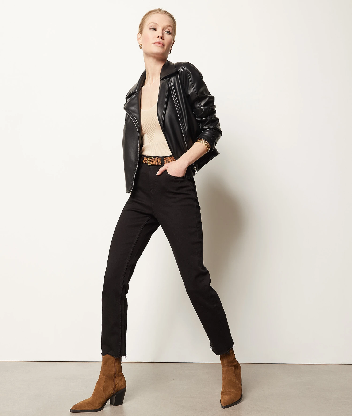 Veste En Simili Cuir 3 Veste En Simili Cuir – Image 3