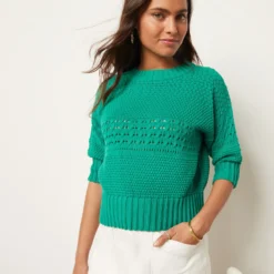 Pull En Maille Ajourée -Magasin De Lingerie Etam 653963040 c