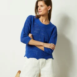 Pull En Crochet 100% Coton