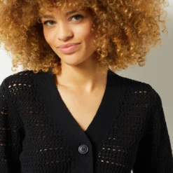 Cardigan En Maille Ajourée -Magasin De Lingerie Etam 653964005 b