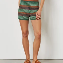 Short En Maille Ajourée