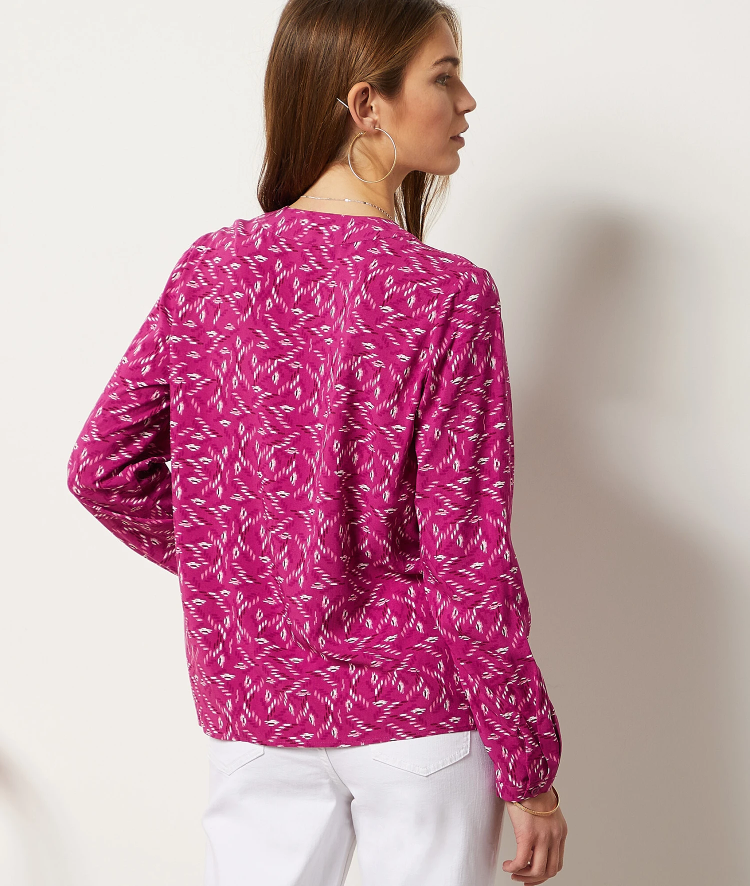 Chemisier Fluide Imprimé 2 Chemisier Fluide Imprimé – Image 2