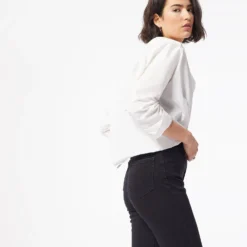 Jean Taille Haute Coupe évasée -Magasin De Lingerie Etam 653981005 c