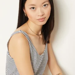 Débardeur à Rayures En Lin Mélangé 8 Débardeur à Rayures En Lin Mélangé -Magasin De Lingerie Etam 653981980 b