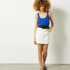 Débardeur En Lin Mélangé -Magasin De Lingerie Etam 653982023 6