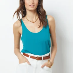 Débardeur En Lin Mélangé -Magasin De Lingerie Etam 653982043 b