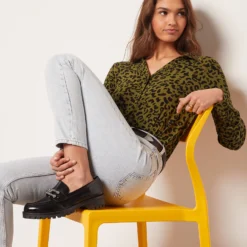 Blouse Imprimée Léopard